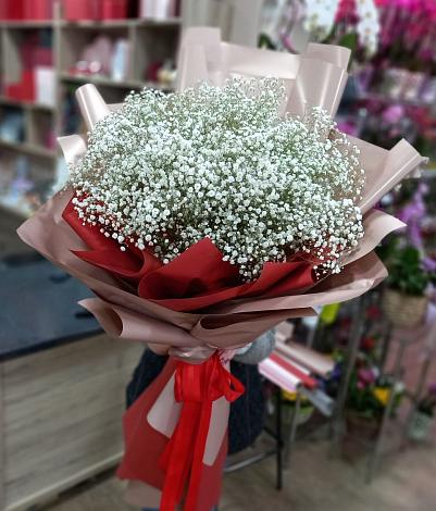 Букет цветов из: Гипсофила в Новосиньково